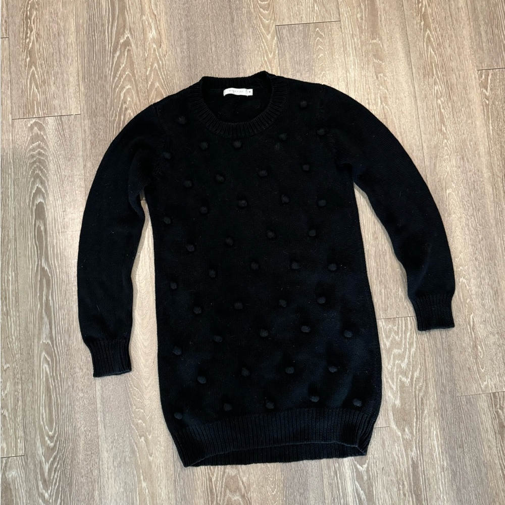 MINKPINK Black Ball Sweater Dress - M